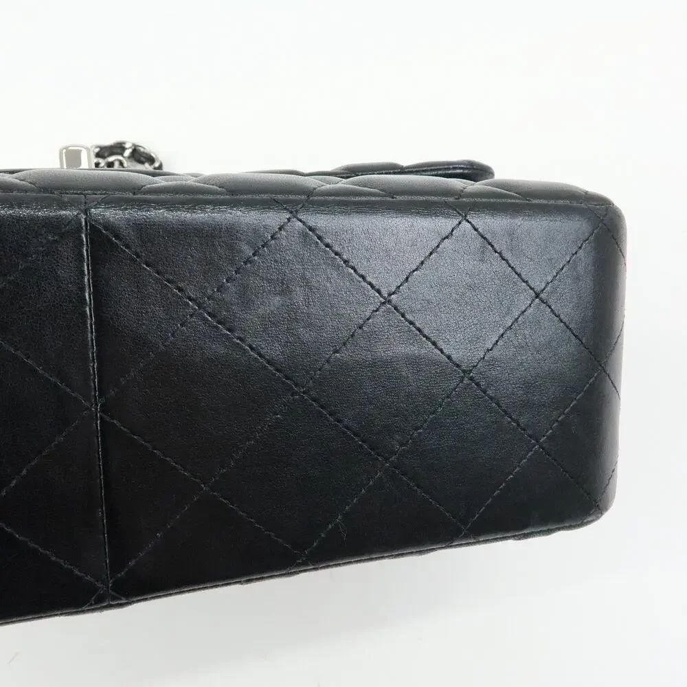 Chanel Lambskin Leather Classic Flap Bag 30 Black